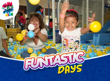 FUNTASTIC DAYS: 50% DE DESCUENTO DE 60 MIN DE INFLATA  *VÁLIDO DE LUNES A VIERNES 